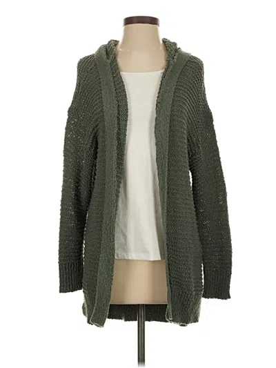 Pre-owned Aerie Cardigan Sweater In Green