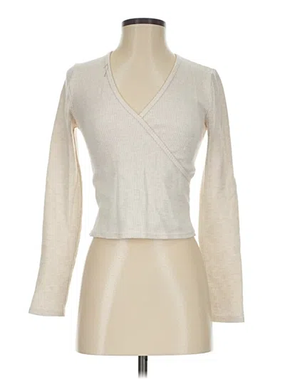 Pre-owned Aerie Cardigan Sweater In Ivory