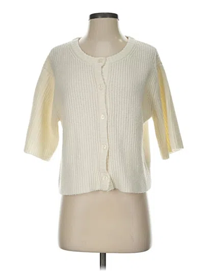Pre-owned Aerie Cardigan Sweater In Ivory
