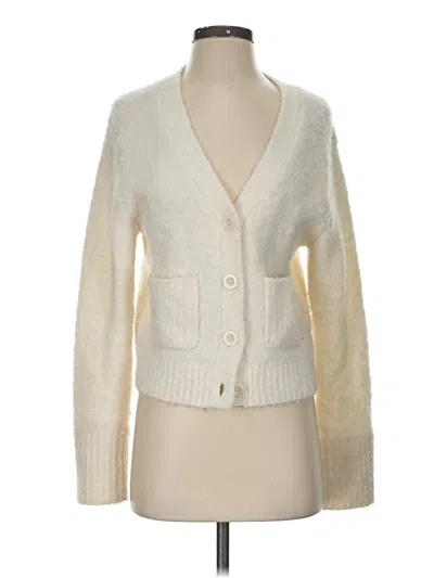 Pre-owned Aerie Cardigan Sweater In Ivory