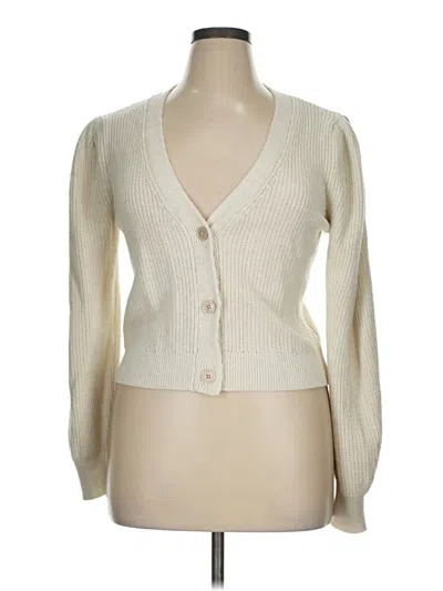 Pre-owned Aerie Cardigan Sweater In Ivory