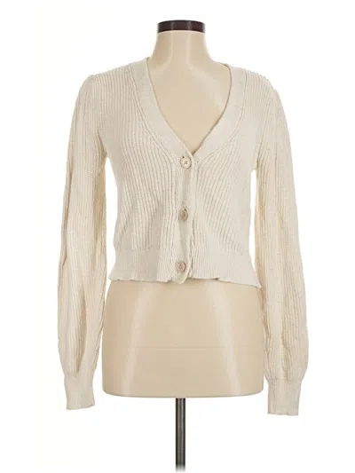 Pre-owned Aerie Cardigan Sweater In Ivory