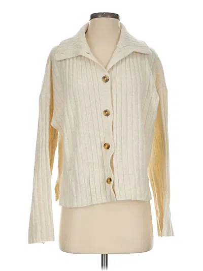 Pre-owned Aerie Cardigan Sweater In Ivory