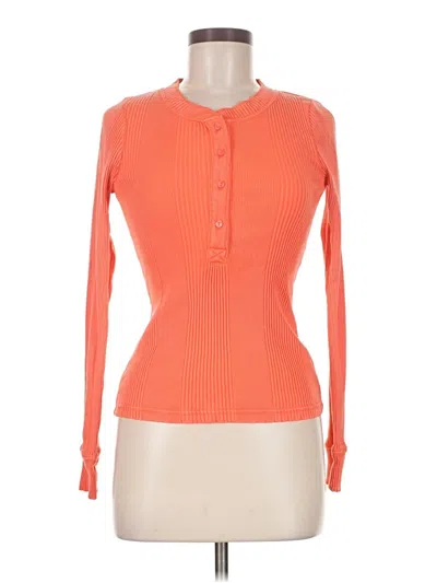 Pre-owned Aerie Cardigan Sweater In Orange