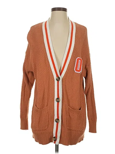 Pre-owned Aerie Cardigan Sweater In Orange