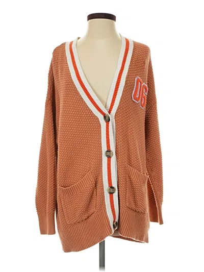 Pre-owned Aerie Cardigan Sweater In Orange