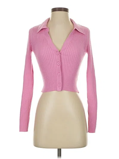 Pre-owned Aerie Cardigan Sweater In Pink