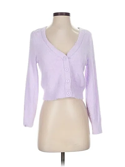Pre-owned Aerie Cardigan Sweater In Purple