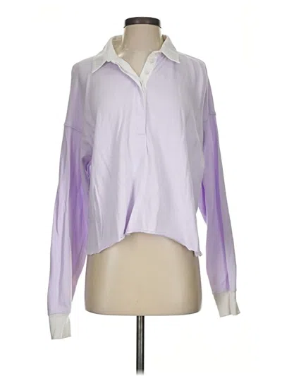 Pre-owned Aerie Cardigan Sweater In Purple
