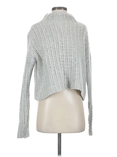 Pre-owned Aerie Cardigan Sweater In Silver