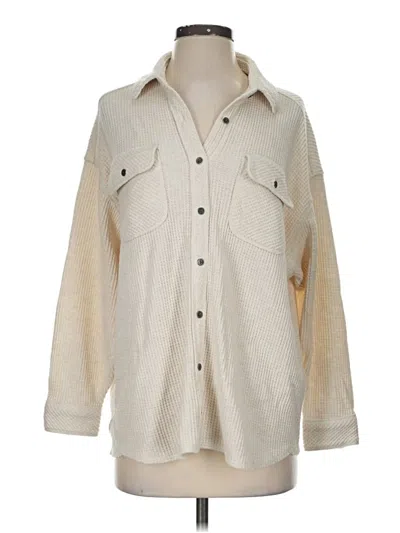 Pre-owned Aerie Cardigan Sweater In Tan
