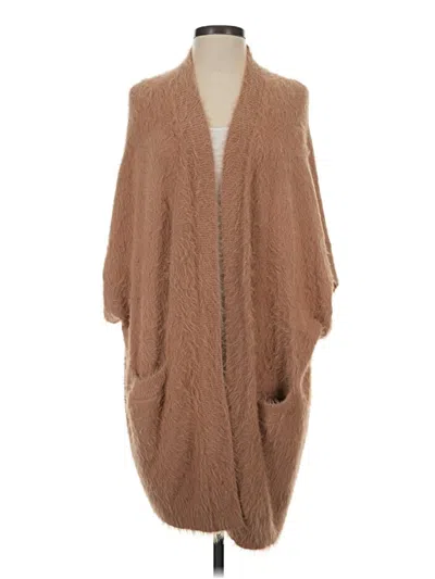 Pre-owned Aerie Cardigan Sweater In Tan