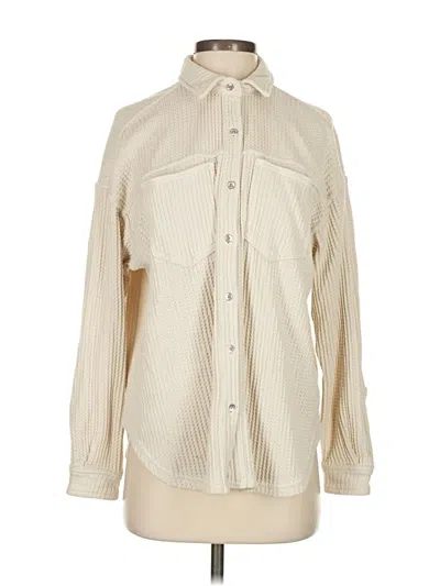 Pre-owned Aerie Cardigan Sweater In Tan