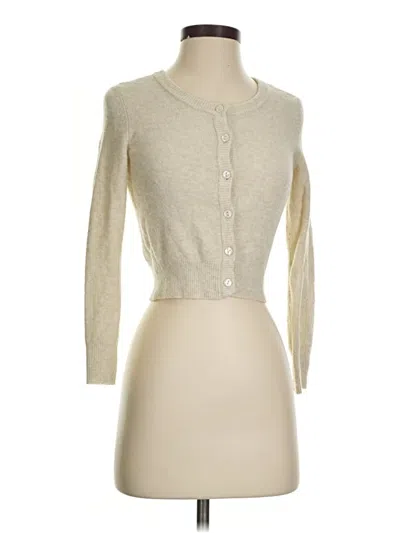 Pre-owned Aerie Cardigan Sweater In Tan