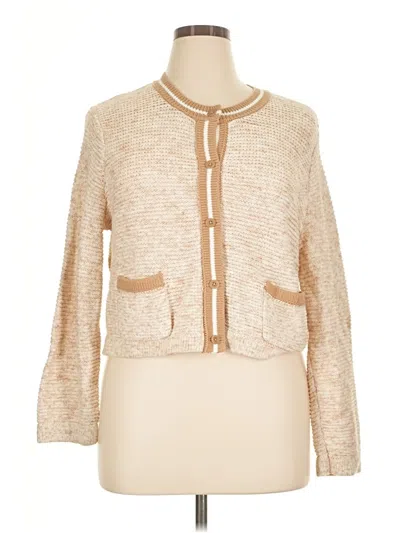 Pre-owned Aerie Cardigan Sweater In Tan