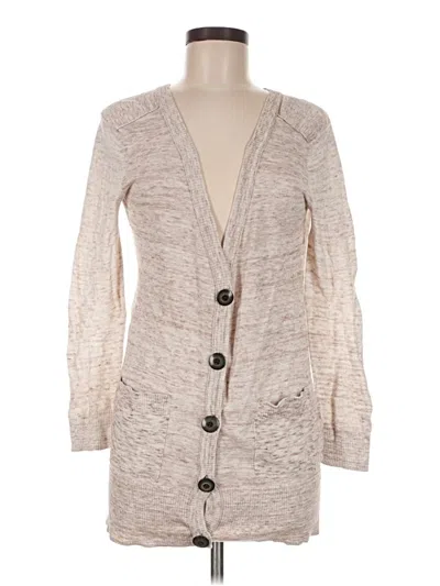 Pre-owned Aerie Cardigan Sweater In Tan