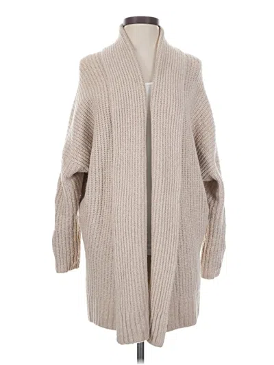 Pre-owned Aerie Cardigan Sweater In Tan