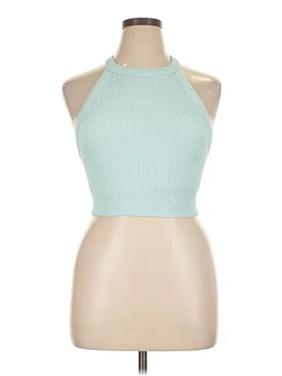 Pre-owned Aerie Cardigan Sweater In Teal