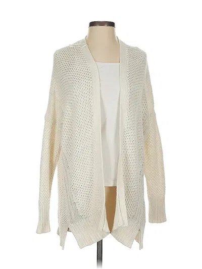 Pre-owned Aerie Cardigan Sweater In White