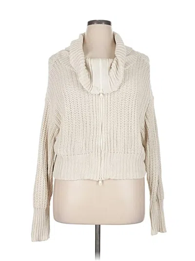 Pre-owned Aerie Cardigan Sweater In White