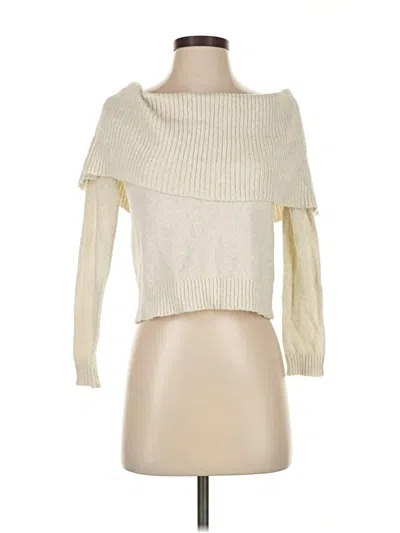 Pre-owned Aerie Cardigan Sweater In White