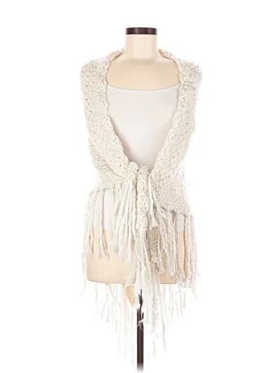 Pre-owned Aerie Cardigan Sweater In White