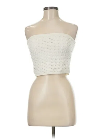 Pre-owned Aerie Cardigan Sweater In White