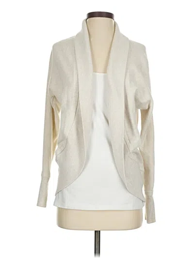 Pre-owned Aerie Cardigan Sweater In White