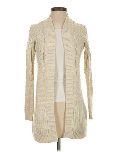 Pre-owned Aerie Cardigan Sweater In White