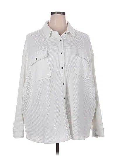 Pre-owned Aerie Cardigan Sweater In White