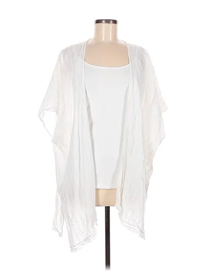 Pre-owned Aerie Cardigan Sweater In White