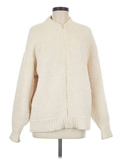 Pre-owned Aerie Cardigan Sweater In White