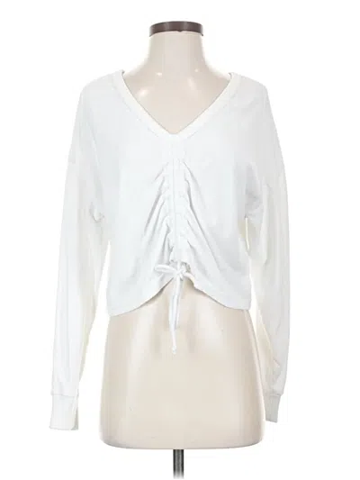 Pre-owned Aerie Cardigan Sweater In White