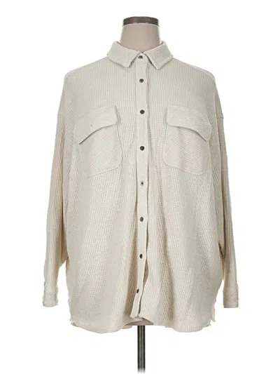Pre-owned Aerie Cardigan Sweater In White