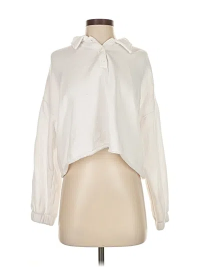 Pre-owned Aerie Cardigan Sweater In White