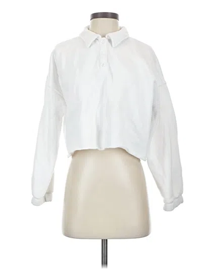 Pre-owned Aerie Cardigan Sweater In White