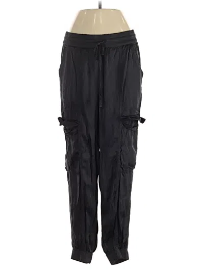 Pre-owned Aerie Cargo Pants In Black