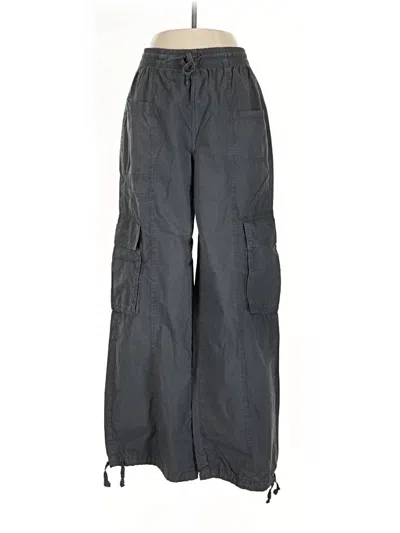 Pre-owned Aerie Cargo Pants In Gray