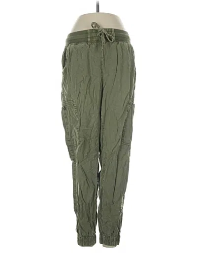 Pre-owned Aerie Cargo Pants In Green