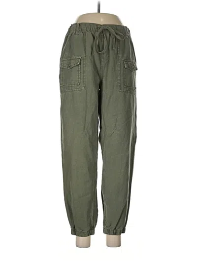 Pre-owned Aerie Cargo Pants In Green