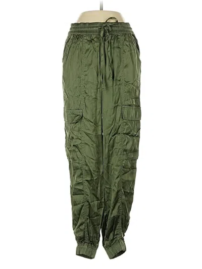 Pre-owned Aerie Cargo Pants In Green