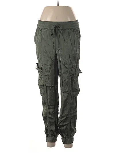 Pre-owned Aerie Cargo Pants In Green