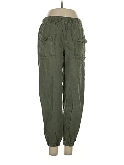 Pre-owned Aerie Cargo Pants In Green
