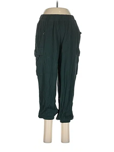 Pre-owned Aerie Cargo Pants In Green