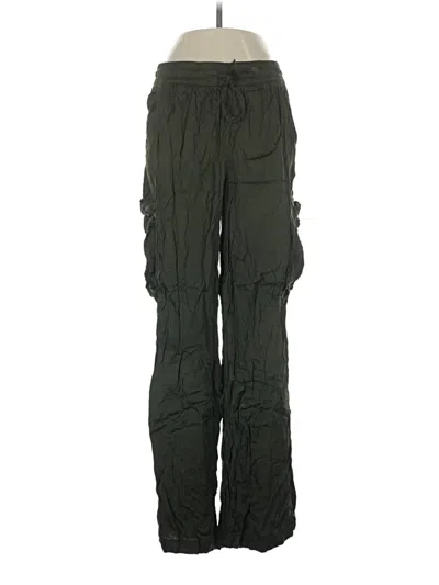 Pre-owned Aerie Cargo Pants In Green