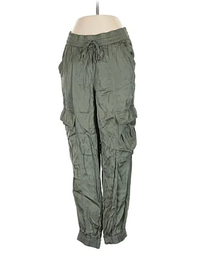 Pre-owned Aerie Cargo Pants In Green