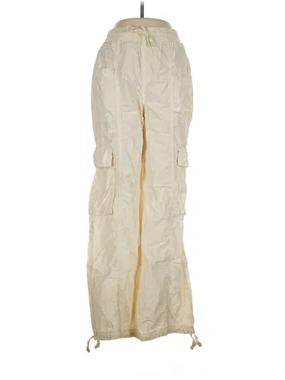 Pre-owned Aerie Cargo Pants In Ivory