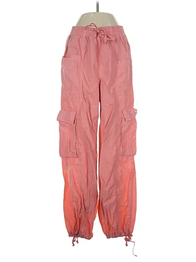 Pre-owned Aerie Cargo Pants In Pink