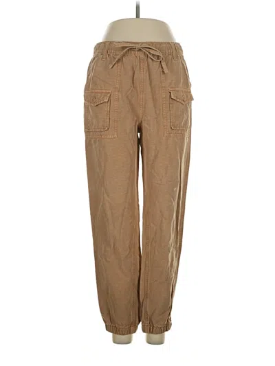 Pre-owned Aerie Cargo Pants In Tan