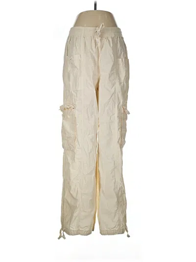 Pre-owned Aerie Cargo Pants In White